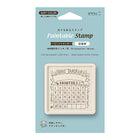 Stämpel Paintable Stamp Pre-inked - Habit Tracker Cat - Brown