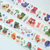 Sticker Set Washi Tape - Paw Parlor - 4-pack
