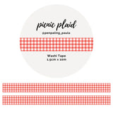 Washi tape - Penpaling Paula 15 mm - Picnic Plaid