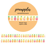 Washi tape 15 mm - Penpaling Paula - Pineapples