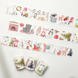 Sticker Set Washi Tape - Polar Pals - 3-pack