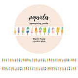 Washi tape 15 mm - Penpaling Paula - Popsicles