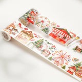 Sticker Pet Tape - Pre-cut - Christmas Market - 70 mm