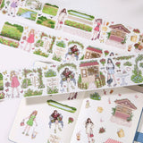 Sticker Washi Tape - Pre-cut - 70 mm - Civic Green
