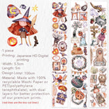 Sticker Pet Tape - Pre-cut - Ghoulish Gathering - 55 mm