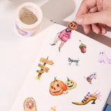 Sticker Pet Tape - Pre-cut - Ghoulish Gathering - 55 mm