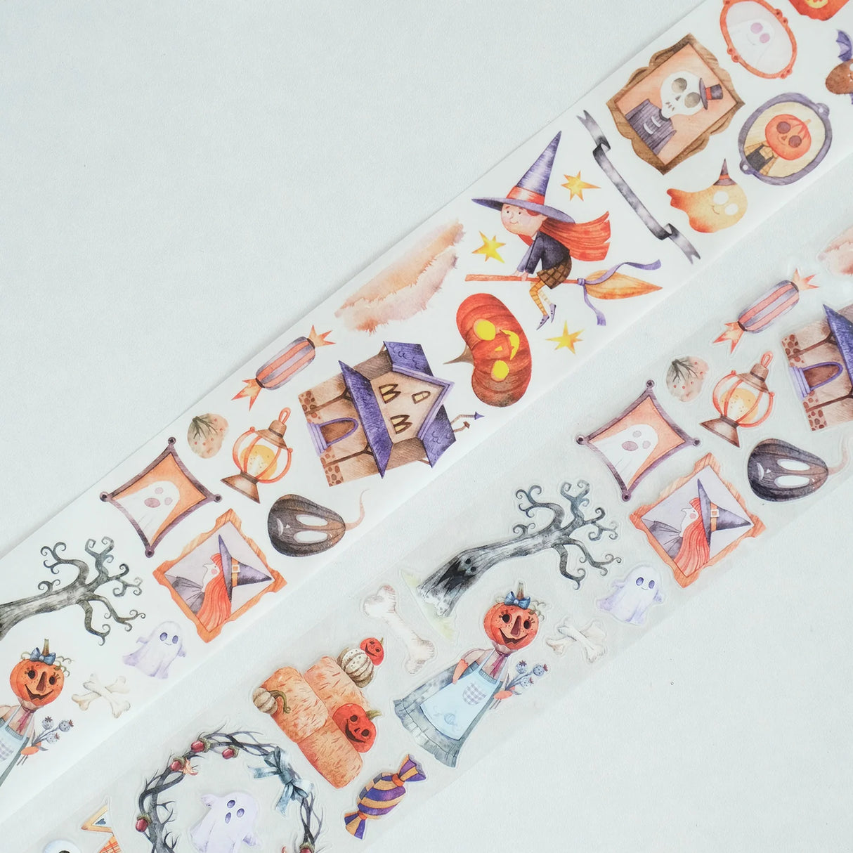 Sticker Pet Tape - Pre-cut - Ghoulish Gathering - 55 mm