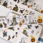 Washi Tape Stickers - Pre-cut - Haunted House - 65 mm