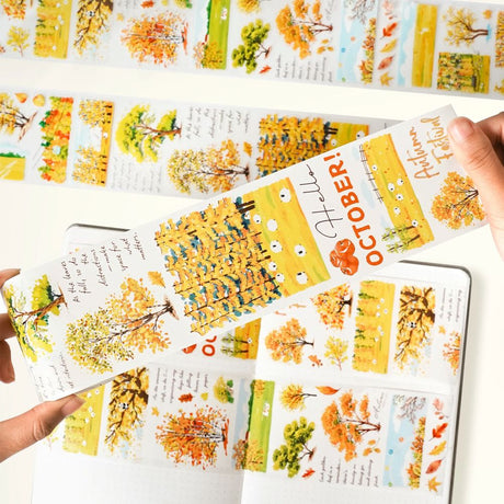 Sticker Pet Tape - Pre-cut - Hello Autumn - 70 mm