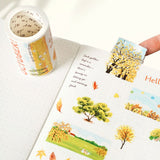 Sticker Pet Tape - Pre-cut - Hello Autumn - 70 mm