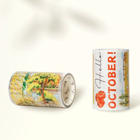 Sticker Pet Tape - Pre-cut - Hello Autumn - 70 mm