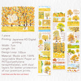 Sticker Pet Tape - Pre-cut - Hello Autumn - 70 mm