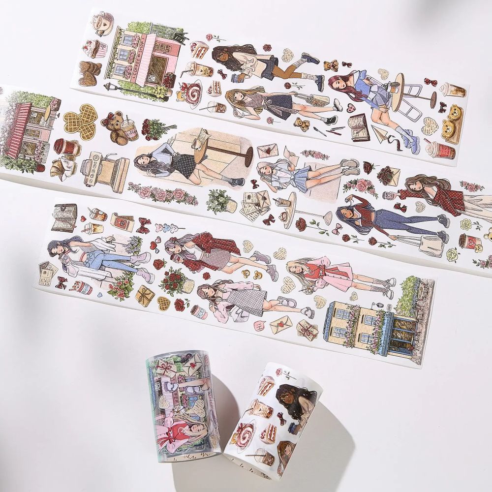 Sticker Pet Tape - Pre-cut 70 mm - Journal Nook