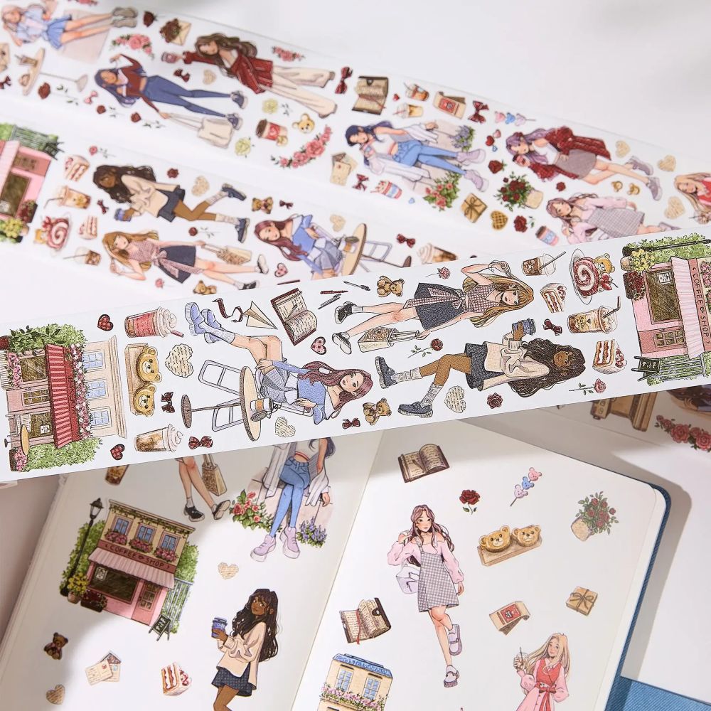Sticker Pet Tape - Pre-cut 70 mm - Journal Nook