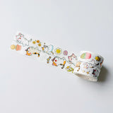 Sticker Washi Tape - Pre-cut - 40 mm - Kitty Cascade