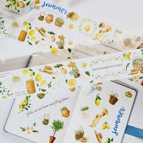 Sticker Pet Tape - Pre-cut - 60 mm - Lemon Breeze