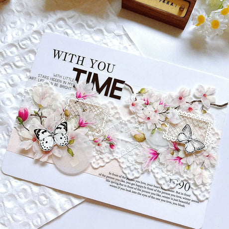 Sticker Pet Tape - Pre-cut - 60 mm - Magnolia Bloom