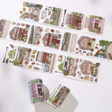 Sticker Washi Tape - Pre-cut - 70 mm - Maple Café