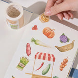 Sticker Washi Tape - Pre-cut - 70 mm - Summer Bazaar