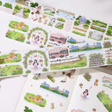 Sticker Washi Tape - Pre-cut - 70 mm - Urban Grove