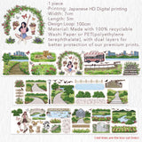 Sticker Washi Tape - Pre-cut - 70 mm - Urban Grove