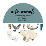 Pre cut Pet Tape - Penpaling Paula - Arctic Animals