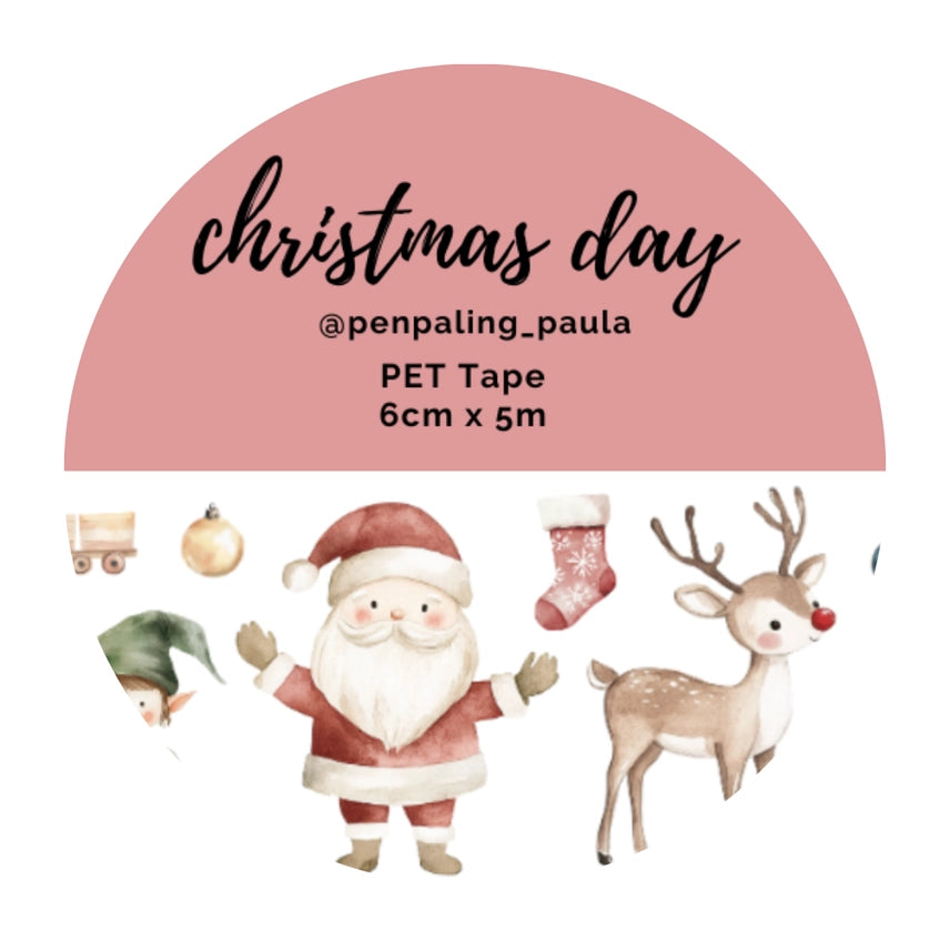 Pre cut Pet Tape - Penpaling Paula - Christmas Day