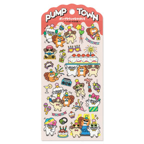 Stickers Pump Town - Happy threesome - 1