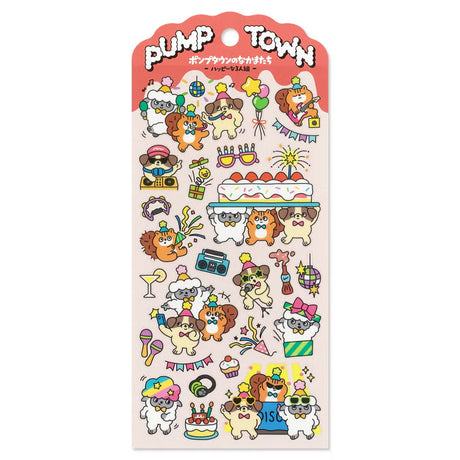 Stickers Pump Town - Happy threesome - 1