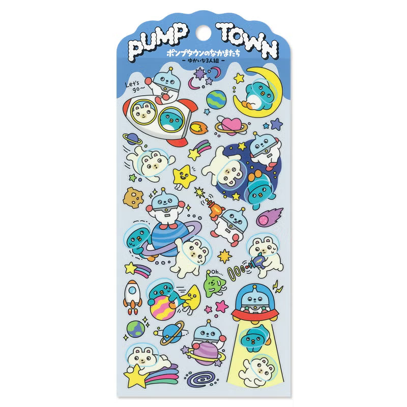 Stickers Pump Town - The Three Friends - 1