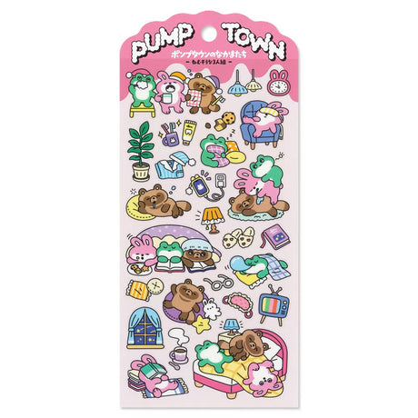 Stickers Pump Town - Sleepy Trio - 1