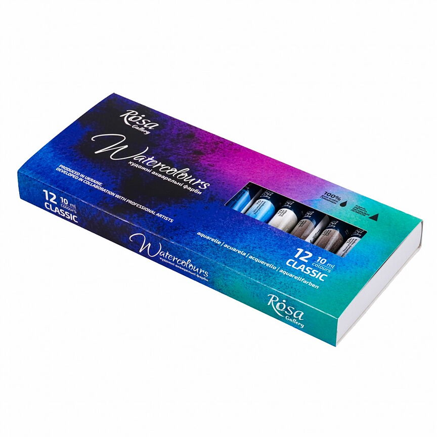 Akvarellset ROSA Gallery Classic - 12 × 10 ml tuber