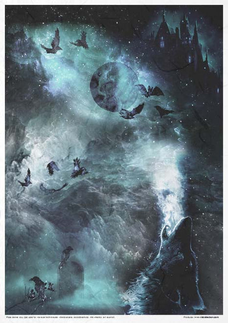 Rice paper set - A4 - An Undiscovered Magical World