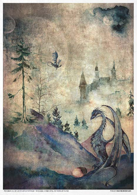 Rice paper set - A4 - An Undiscovered Magical World