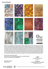 Rice paper set - A4 - Gemstones