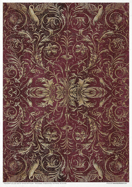 Rice paper set - A4 - Vintage Tapestry