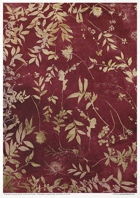 Rice paper set - A4 - Vintage Tapestry