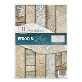 Rice paper set - A4 - Wood & Lace