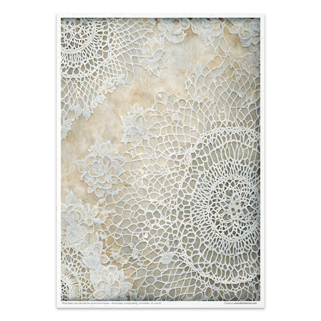 Rice paper set - A4 - Wood & Lace