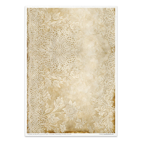 Rice paper set - A4 - Wood & Lace