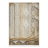 Rice paper set - A4 - Wood & Lace