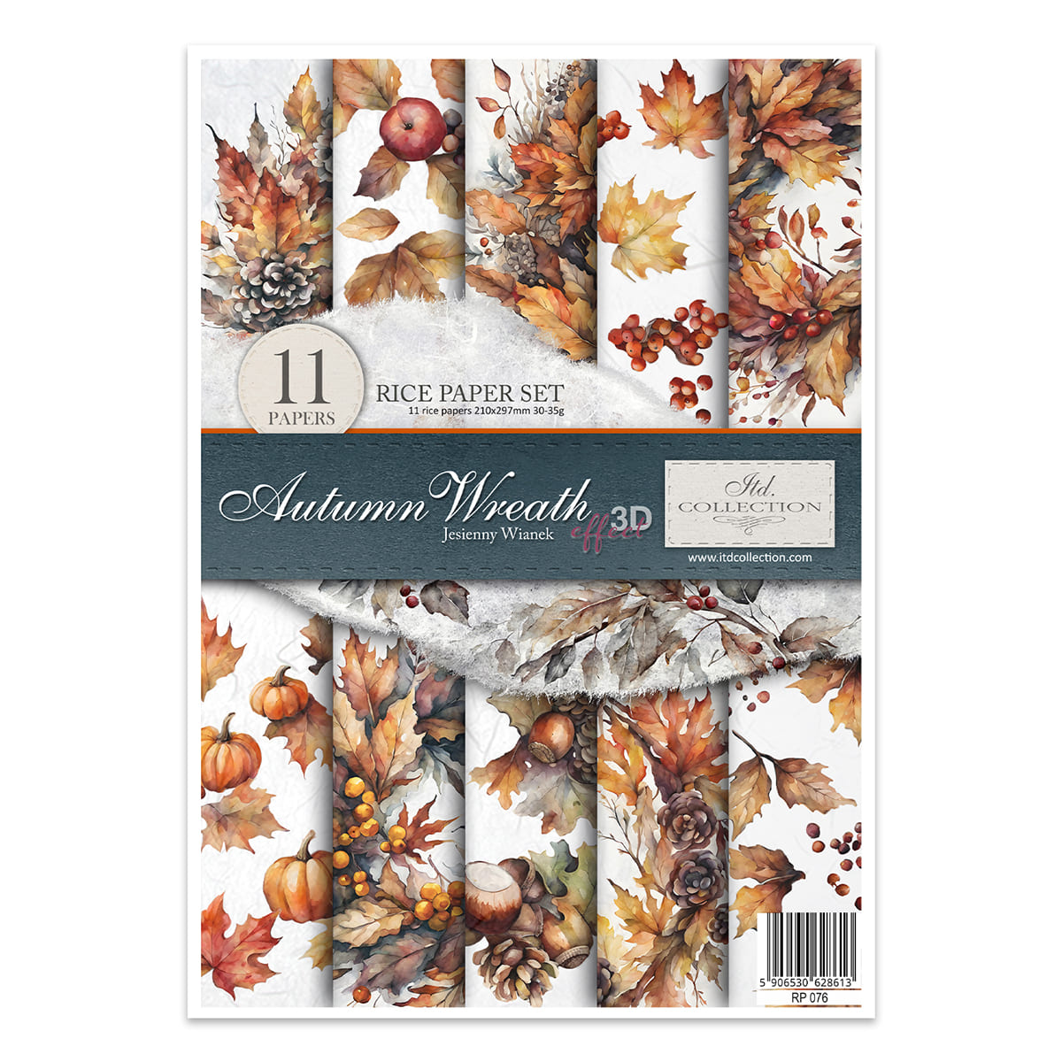 Rice paper set - A4 - Autumn Wreath