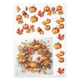 Rice paper set - A4 - Autumn Wreath