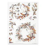 Rice paper set - A4 - Autumn Wreath