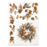 Rice paper set - A4 - Autumn Wreath