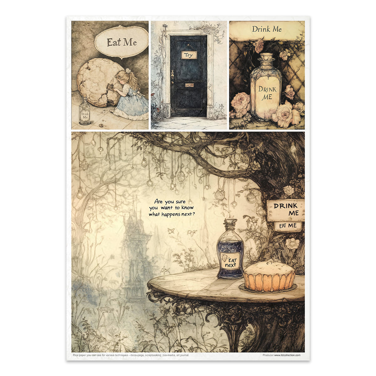 Rice paper set - A4 - Alice's Magic Vol. 1