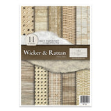 Rice paper set - A4 - Wicker & Rattan