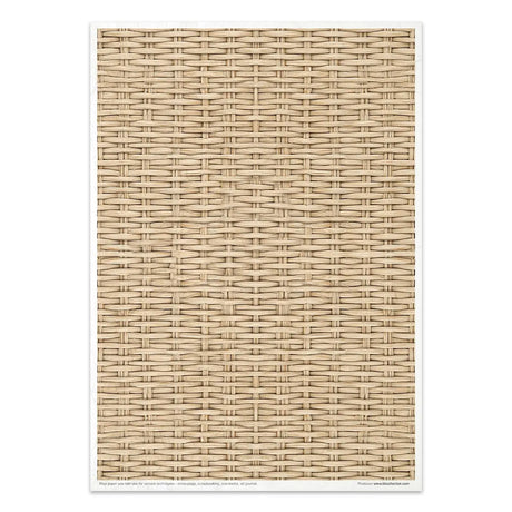 Rice paper set - A4 - Wicker & Rattan