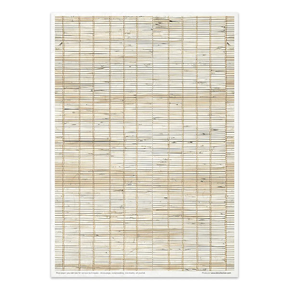 Rice paper set - A4 - Wicker & Rattan