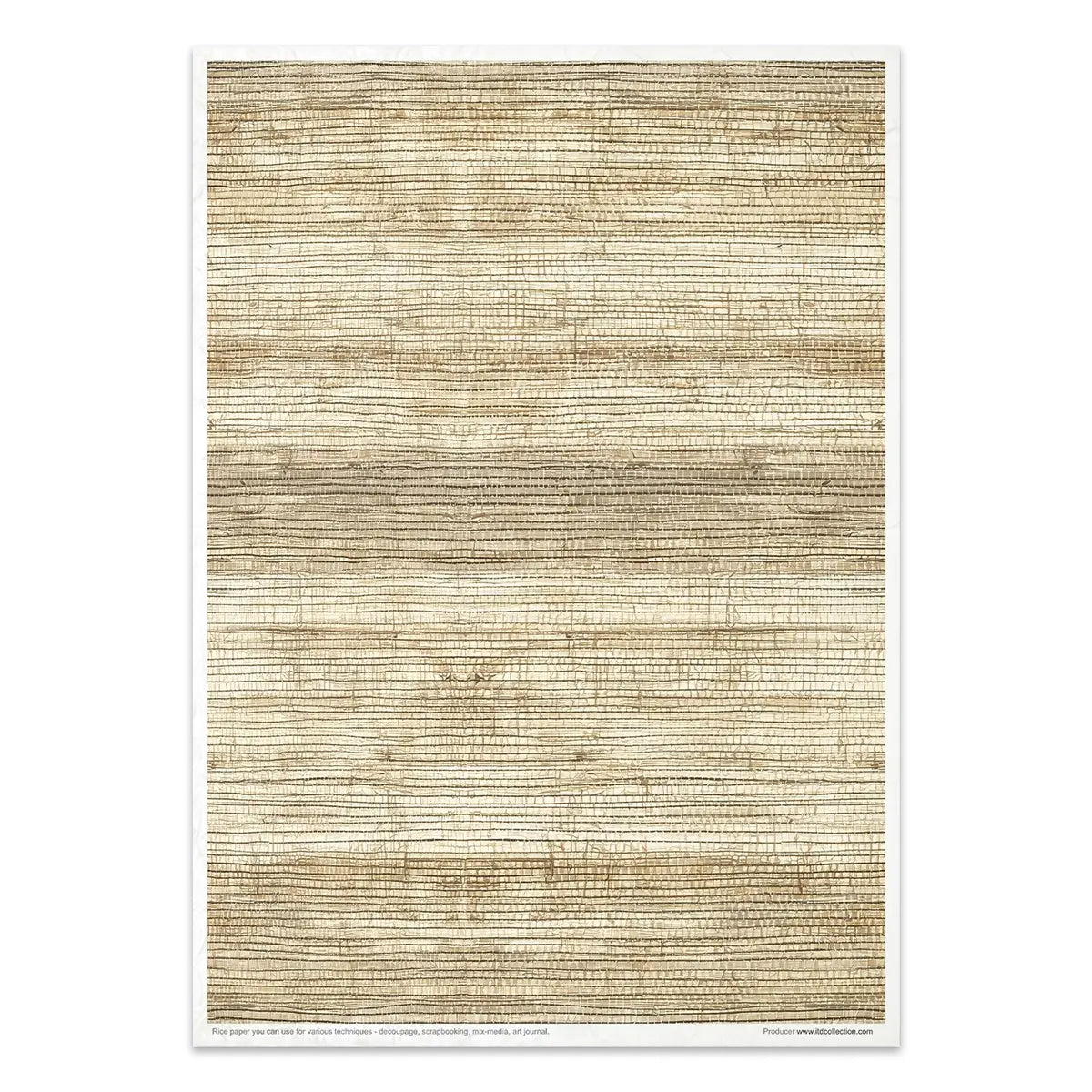 Rice paper set - A4 - Wicker & Rattan